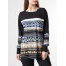 Tribal Pattern Long Sleeve Crew Neck Casual Sweatshirt