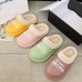 Women Comfy Winter Warm Waterproof Plush Indoor Slippers