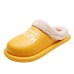 Women Comfy Winter Warm Waterproof Plush Indoor Slippers